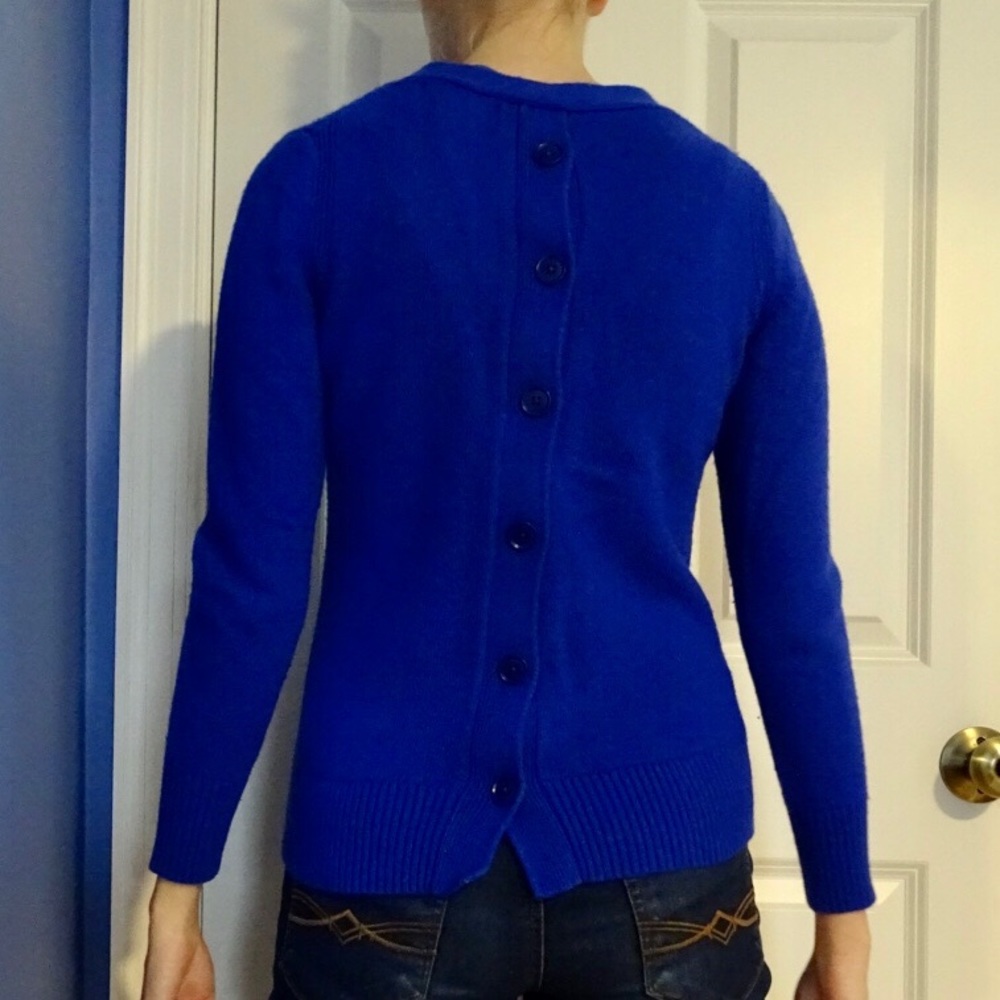 Button-Back Sweater 💙